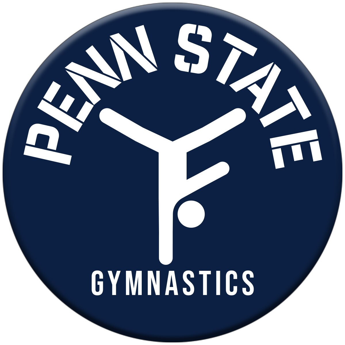 round button Penn State Gymnastics